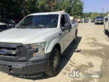 2015 Ford F150 4x4 Extended-Cab Pickup Truck Runs & Moves, Check Engine Light On, Rust & Body Damage