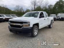 2018 Chevrolet Silverado 1500 4x4 Extended-Cab Pickup Truck Runs Rough & Moves, Check Engine Light O