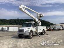 Altec AA55, Articulating & Telescopic Material Handling Bucket Truck rear mounted on 2019 Freightlin
