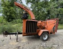 2013 Vermeer BC1000XL Portable Chipper Not Running, Operational Condition Unknown, Battery Cables Cu