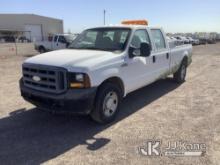 2006 Ford F250 Crew-Cab Pickup Truck Runs & Moves) (Jump To Start, Body Damage