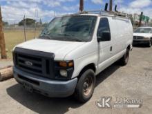 2009 Ford E250 Cargo Van Runs and Moves, Paint Issues on Roof, see pictures) (Check Engine Light On