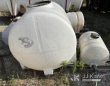 (Sparta, MI) Lot Of (4) Liquid Plastic Storage Tanks - 1 Large Tank & 3 Smaller Tanks Included NOTE: