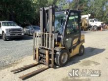 2012 Yale GP060VX Solid Tired Forklift Runs, Moves & Operates, Rust Damage