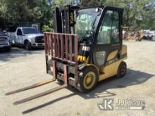 2008 Yale GP050VX Solid Tired Forklift Runs, Moves & Operates, Rust Damage