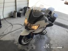 2016 BMW R1200RT Motorcycle Runs & Moves, Brake Failure Light Is On