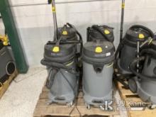 4 Karcher Vacuums NOTE: This unit is being sold AS IS/WHERE IS via Timed Auction and is located in S