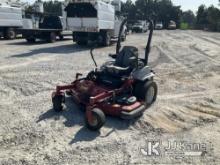 Exmark Ultracut 60 Zero Turn Riding Mower Not Running, Condition Unknown, No Batteries, Flat Tires