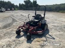 Exmark Ultracut 60 Zero Turn Riding Mower Not Running, Condition Unknown, No Battery