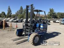 (Jurupa Valley, CA) 2006 Princeton Model PB50 3-Wheel Rough Terrain Forklift Runs, Moves, Operates,