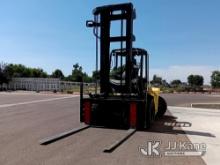 2005 Hyster HD190HD Pneumatic Tired Forklift, Indoor Warehouse Used. Runs, Moves & Operates