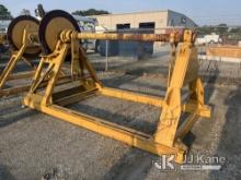 Skid Mounted Reel Stand (Condition Unknown) NOTE: This unit is being sold AS IS/WHERE IS via Timed A