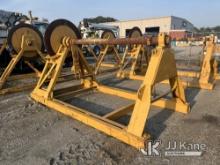 Skid Mounted Reel Stand (Condition Unknown) NOTE: This unit is being sold AS IS/WHERE IS via Timed A