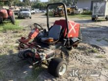 2006 Toro Ground Master 3100D Lawn Mower, Rotary Mower Not Running, Condition Unknown, Missing Parts