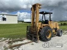 2015 HARLO HP8500-2WD-22-85 Rough Terrain Forklift Runs & Moves) (Hyd Leak, Body & Paint Damage