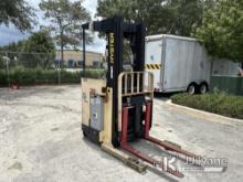 1993 Hyster N30FR Stand-Up Forklift Order Picker Runs, Moves & Operates) (No Charger