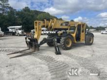 2010 Caterpillar TL1255 4x4x4 Rough Terrain Telescopic Forklift Runs & Operates