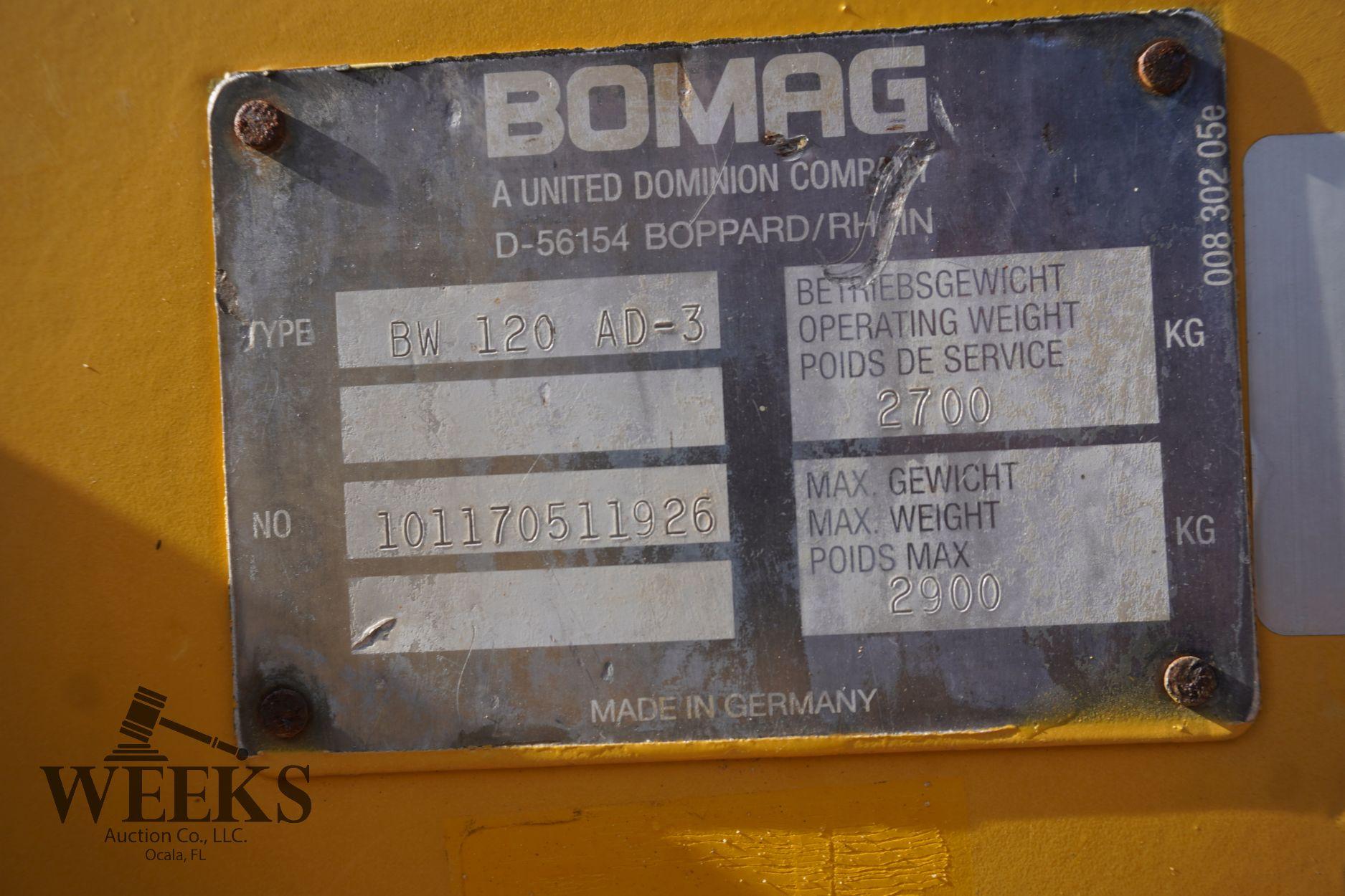 BOMAG BW120AD3 VIBRATORY