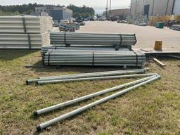 (79) JOINTS 2 1/2” X 10; GALVANIZED THREADED PIPE