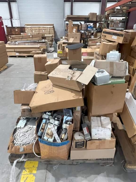 ASSORTED ELECTRICAL PARTS; WIRE; ELECTRICAL BOXES; GENERATOR TRANSFER DEVICES
