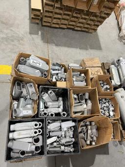 ASSORTED LB, LC, LR AND T RIGID CONDUIT FITTINGS ( 1/2 INCH – 2 INCH)