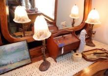 Dresser Set & Table Lamps