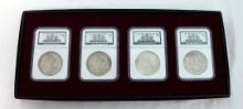 Set Of 4 Binion Collection 1881, 1921 Morgans And 1922, And 1992