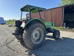 DEUTZ 7085 TRACTOR, 2WD, CANOPY, 3PT, NO TOP LINK, 540 & 1000 PTO, 2-REMOTES, 18.4-34 REAR TIRES, (1