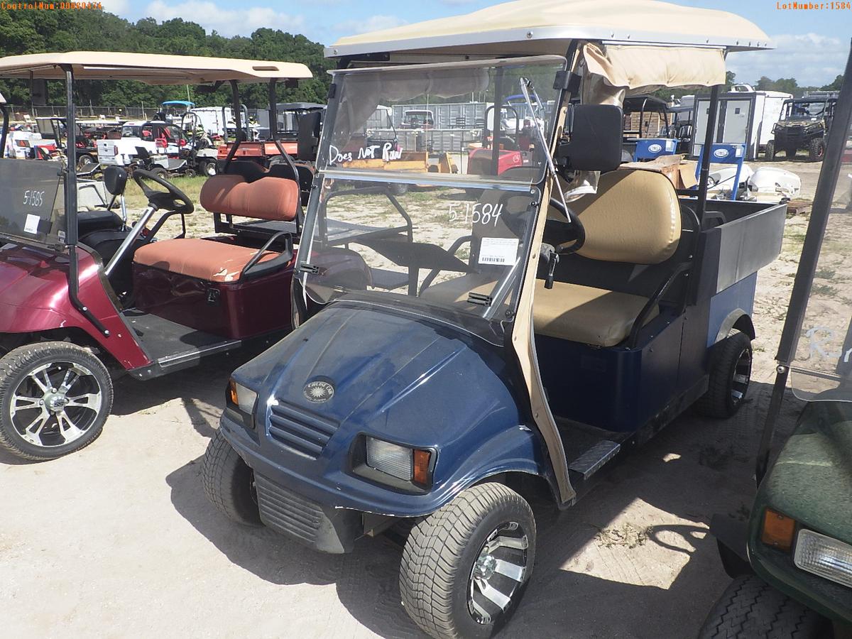 5-01584 (Equip.-Cart)  Seller: Gov-Tampa Bay Water CRUISE CAR SIDE BY SIDE GOLF