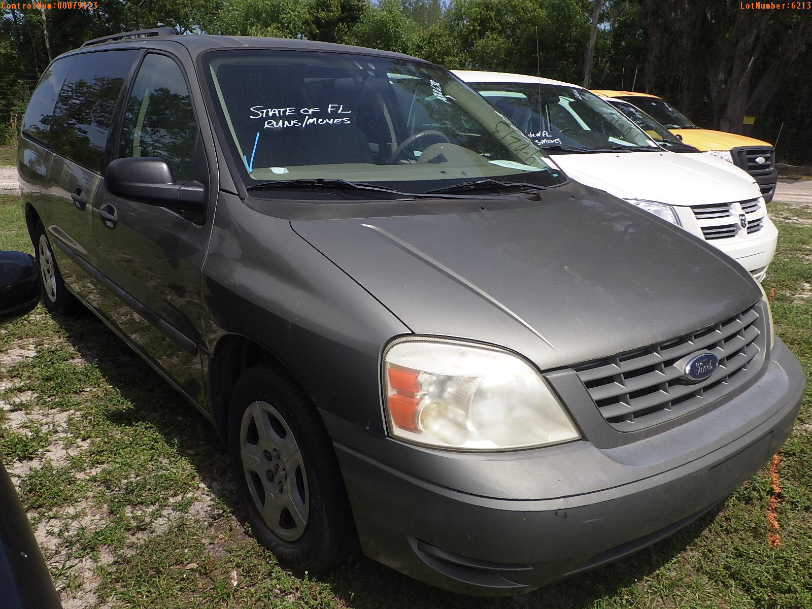 5-06213 (Cars-Van 4D)  Seller: Florida State C&F-D.C.F. 2005 FORD FREESTAR