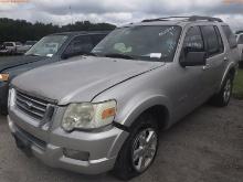 7-05135 (Cars-SUV 4D)  Seller: Florida State H.S.M.V.-D.A.S. 2008 FORD EXPLORER