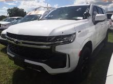 7-11122 (Cars-SUV 4D)  Seller: Gov-Hillsborough County Sheriffs 2021 CHEV TAHOE