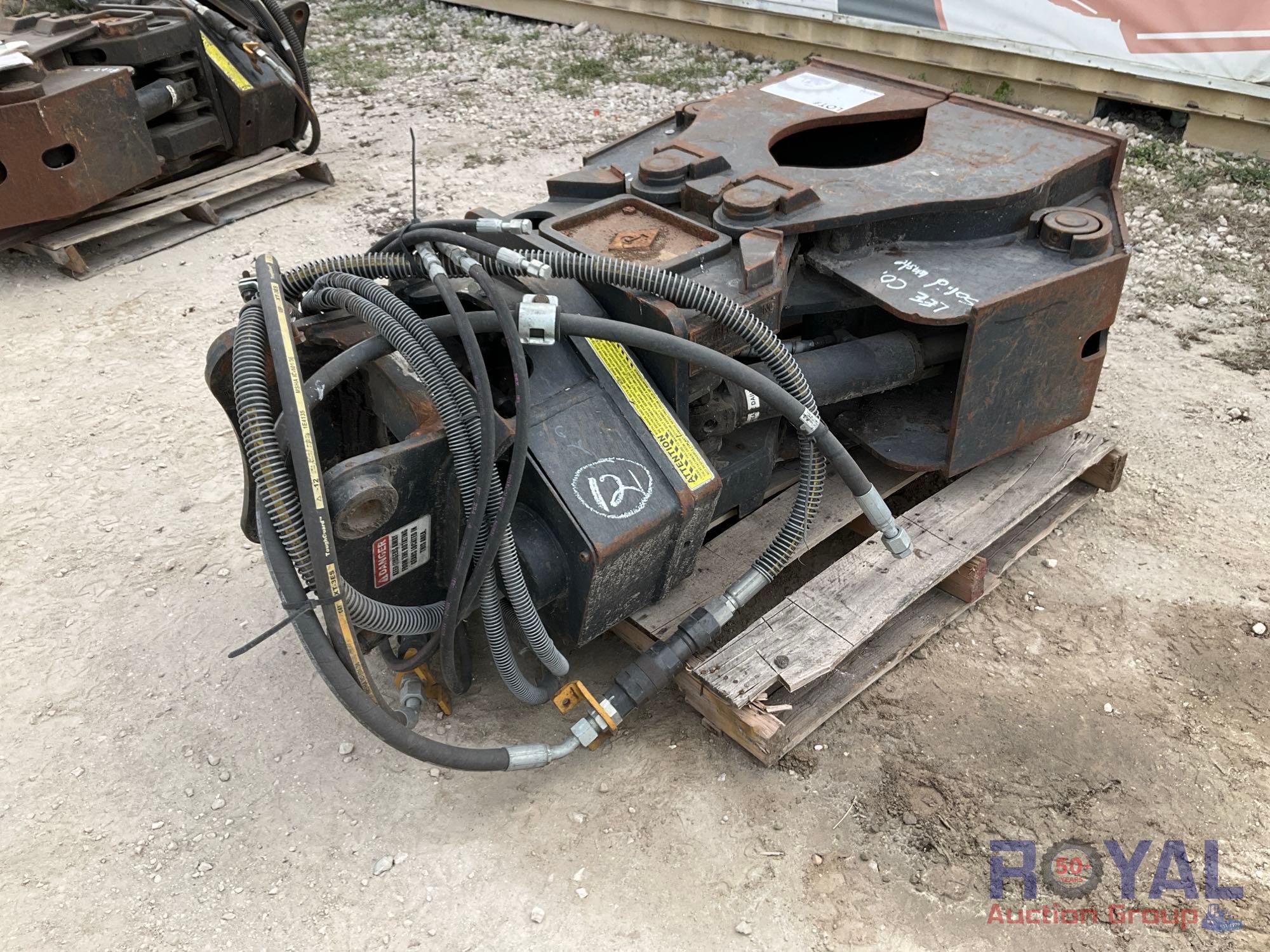 Rotating Excavator Grapple Attachment