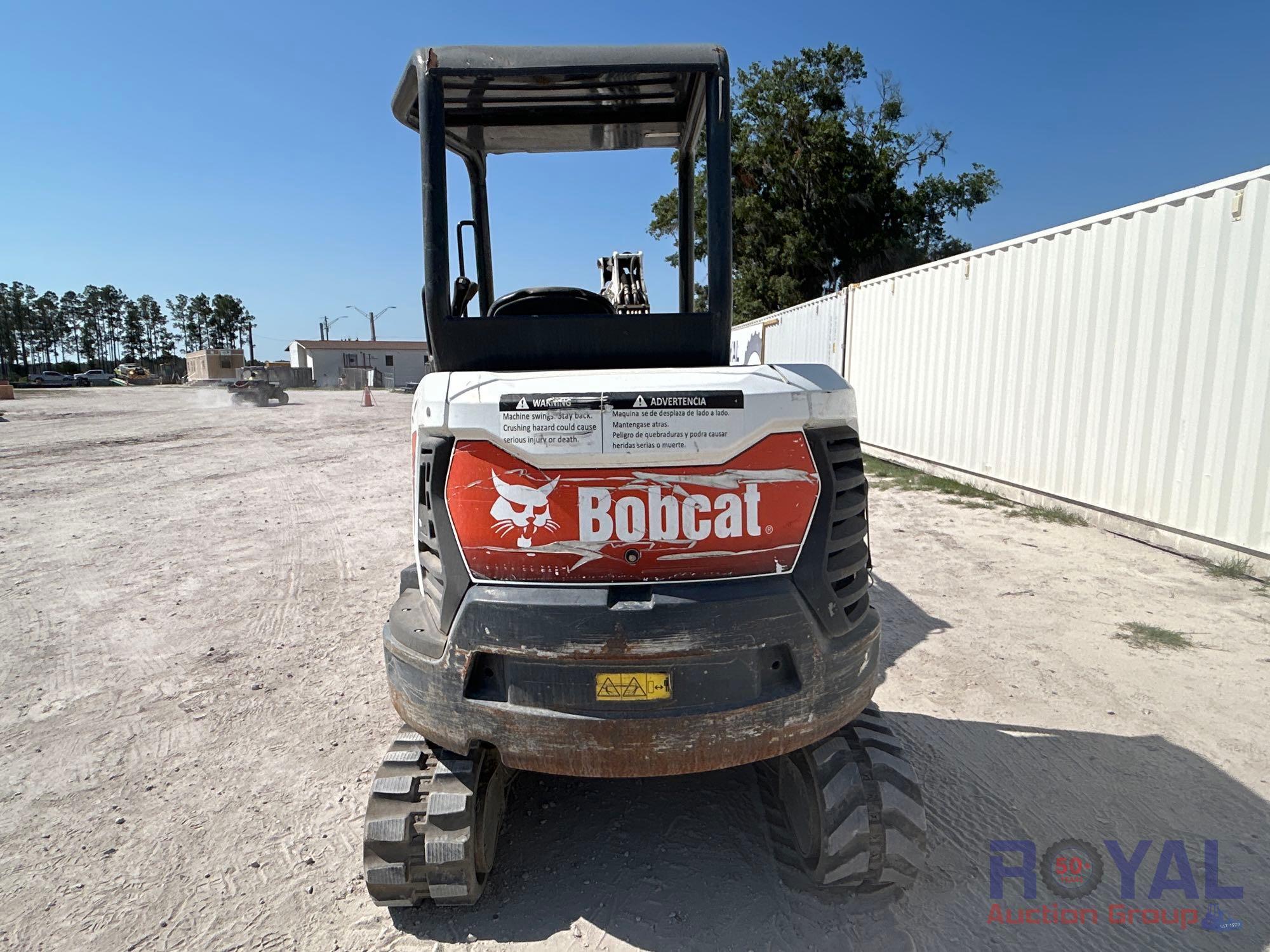 2017 Bobcat E32i Hydraulic Mini Excavator