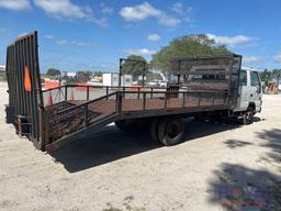 2002 Chevrolet W4500 Crew Cab Landscape Flatbed Truck