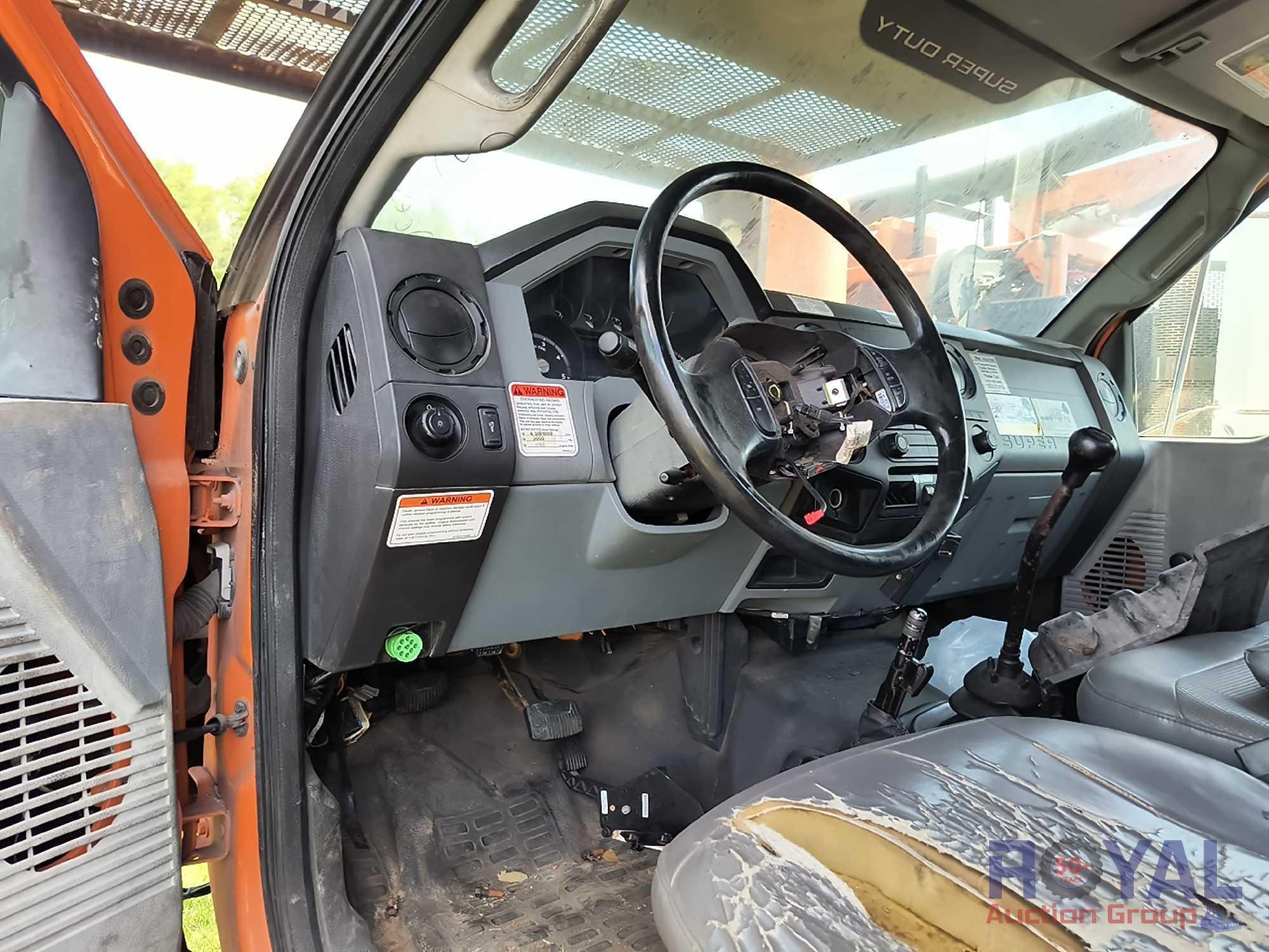 2013 Ford F750 Chipper Dump Forestry Bucket Truck