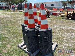 125 Reflective Safety Cones