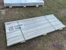 Lot of 30pcs Clear Polycarbonate Roof Panel 35.43in X 7.87ft