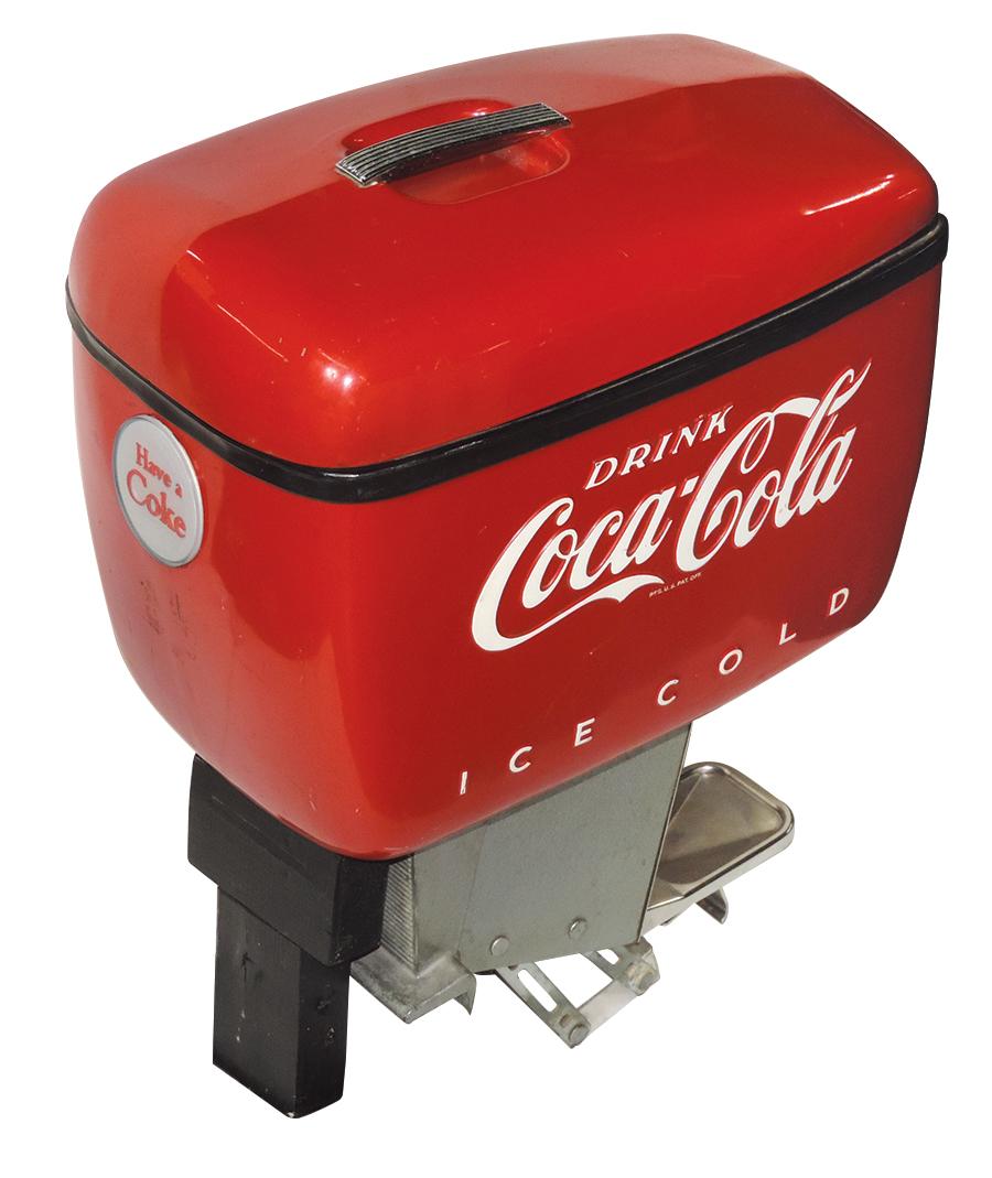 Coca-Cola Counter Top Fountain Dispenser, boat motor style w/embossed lette