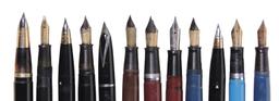 Fountain Pens (12), all Sheaffer, most non White Dot, 1940s-50s, incl lever