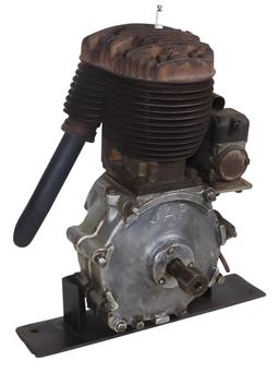 Motorcycle 1931 J.A.P. Side Valve Engine, single cylinder 600 cc mfgd in U.