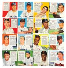 Baseball Cards (16), all Red Man Tobacco, 1953 Pee Wee Reese, Duke Snider,