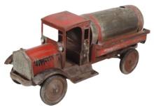 Toy Packard Sprinkler Truck, mfgd by Keystone, pressed steel, Good cond, mo
