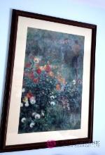 Framed signed Renoir Print