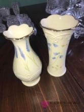 2- lenox vases