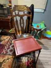 Rocking chair and table
