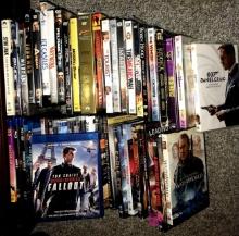 42- DVDs & blu- rays