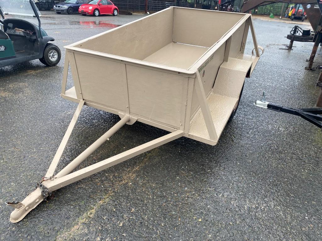 Shopmade 6x8 bumper hitch utility trailer NO TITLE