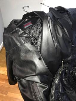 3- leather jackets  two men’s- 3X and one ladies xl