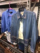 Sweater& Jean shirt size medium